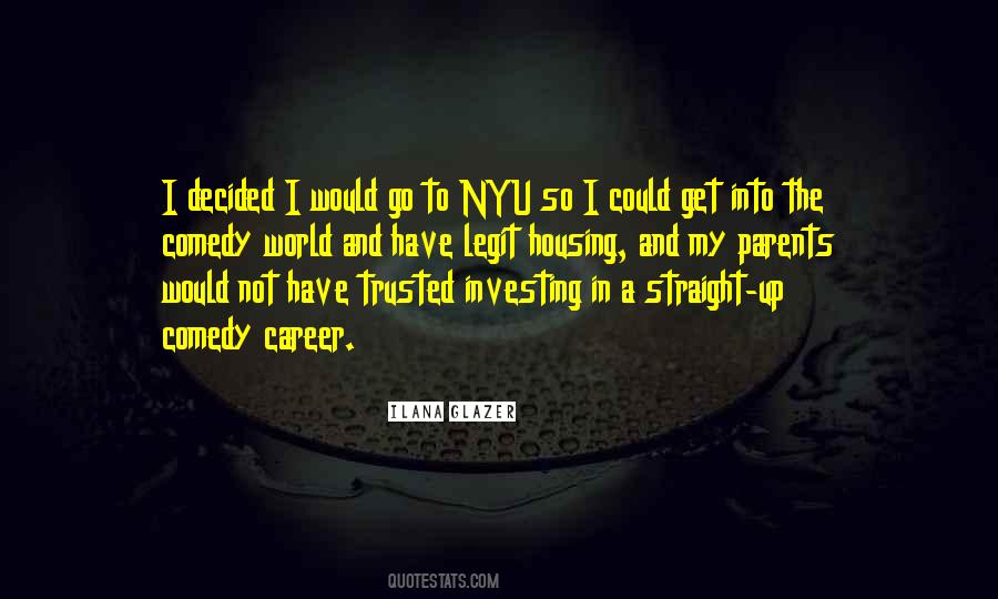 Quotes About Nyu #1290452