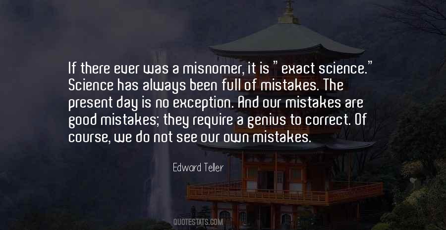 Quotes About Our Own Mistakes #1248734