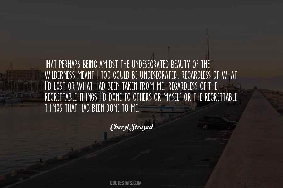 Lost In The Wilderness Quotes #1655391