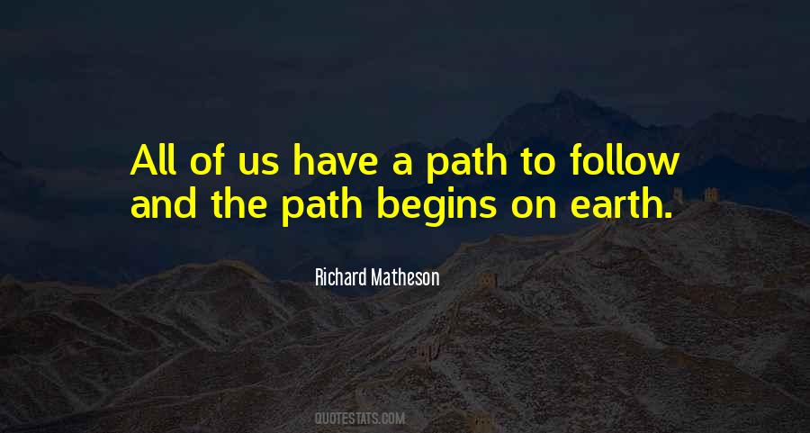 Quotes About A Path #1255786