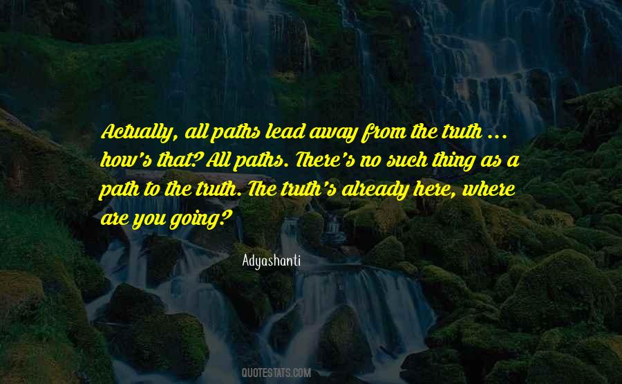 Quotes About A Path #1267482