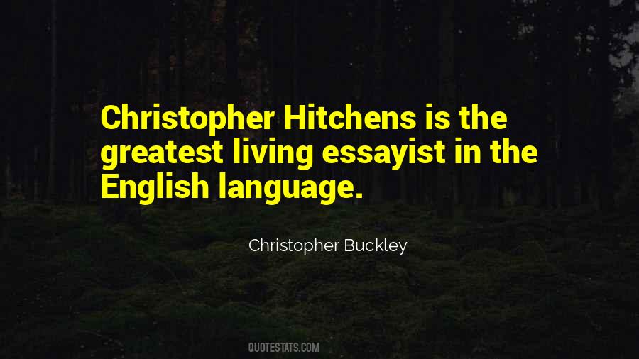 Quotes About Hitchens #1039029