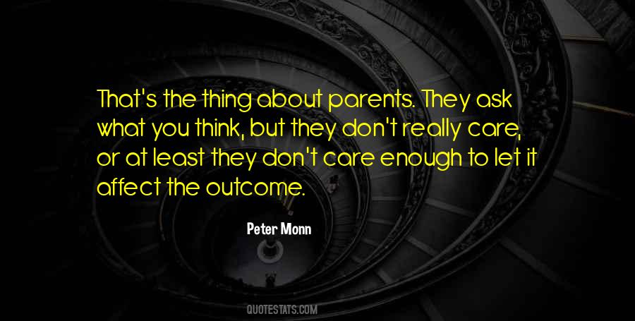 Affect The Outcome Quotes #113207
