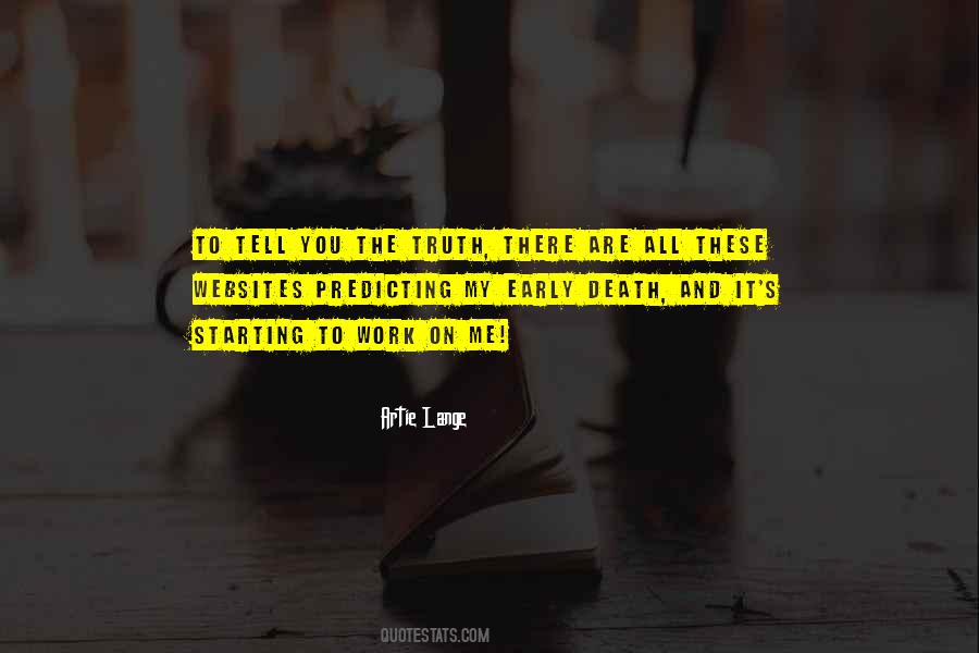 Quotes About Death And Work #22934