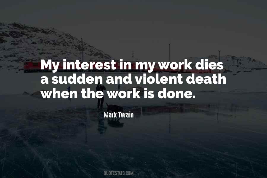 Quotes About Death And Work #5455