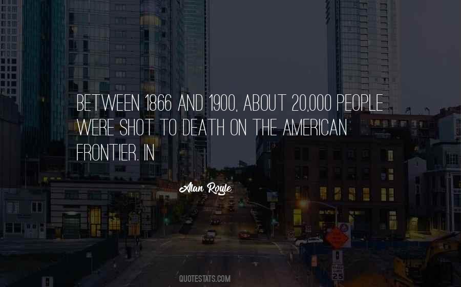 Quotes About The American Frontier #1748683