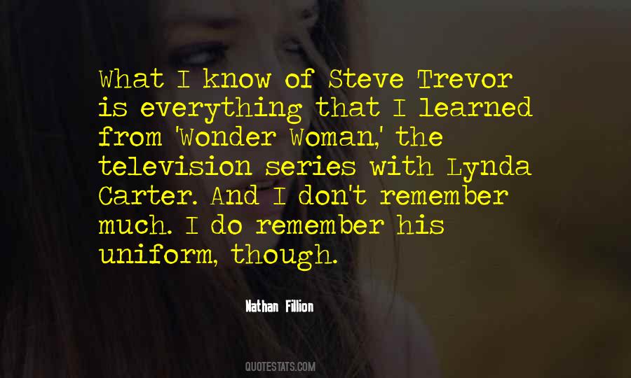 Steve Trevor Quotes #40104