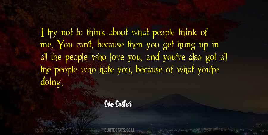 People Who You Love Quotes #190369