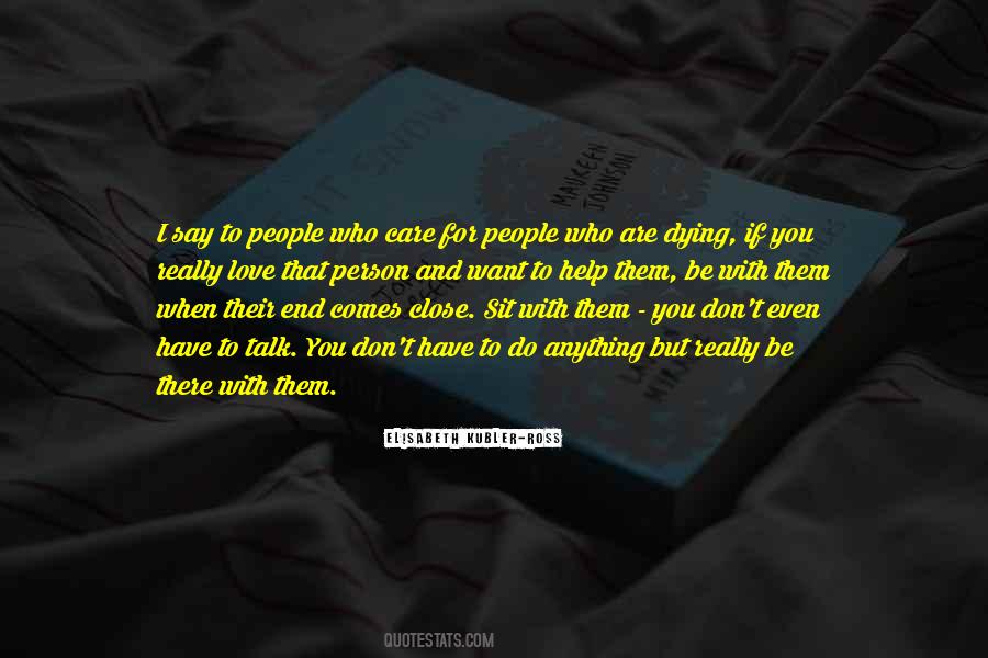 People Who You Love Quotes #32903