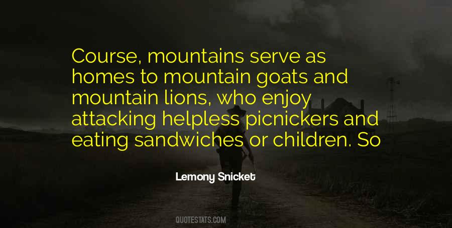Quotes About Mountain Lions #709736