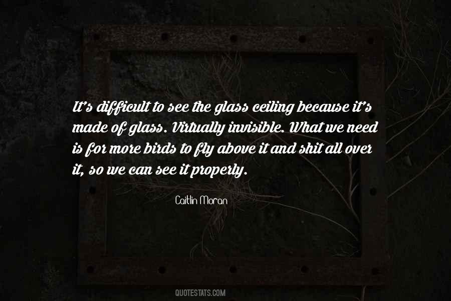 Quotes About Glass Ceiling #136189