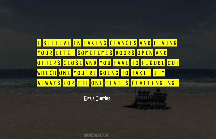 Quotes About Taking Chances #1118543