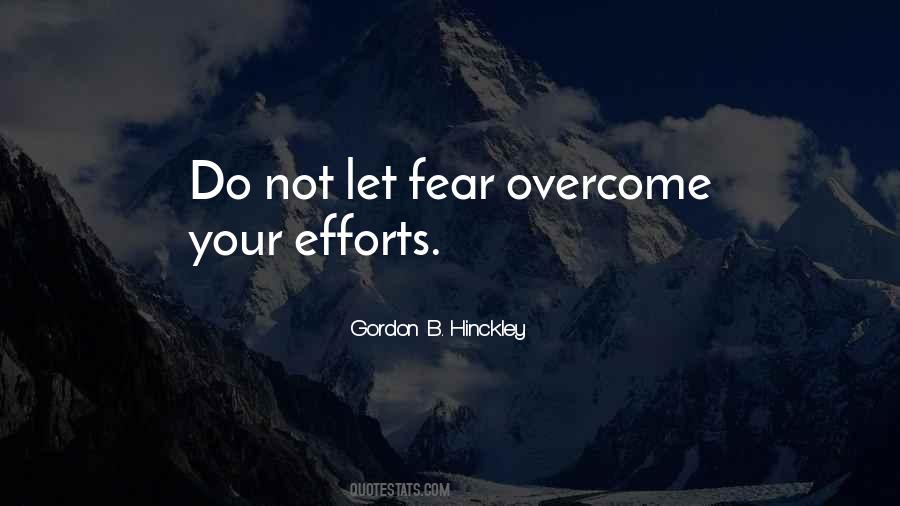 Fear Overcoming Quotes #1223879