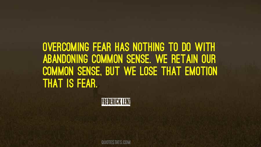 Fear Overcoming Quotes #942432