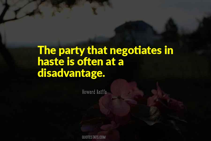 Quotes About Disadvantages #781799