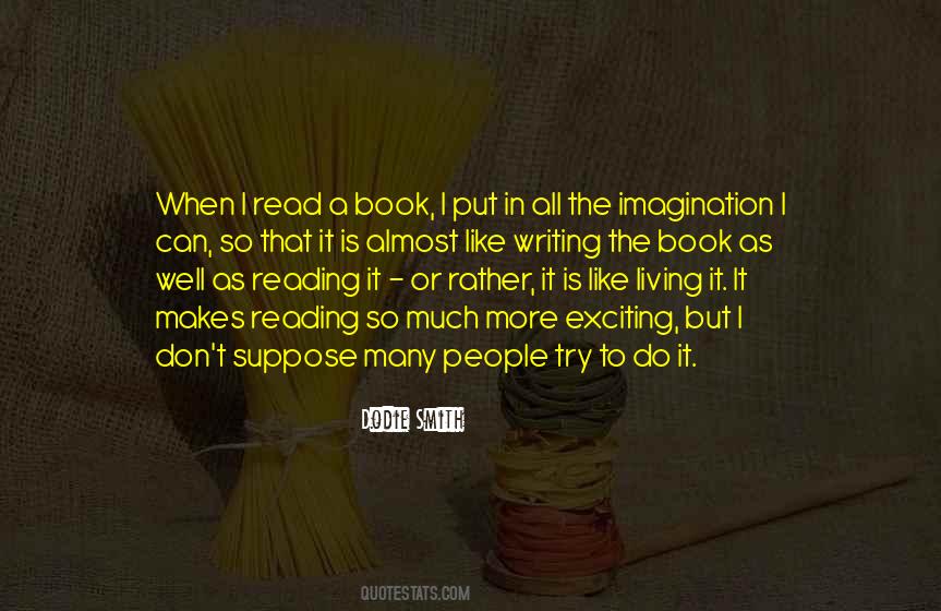 Quotes About Reading Books And Imagination #1859507