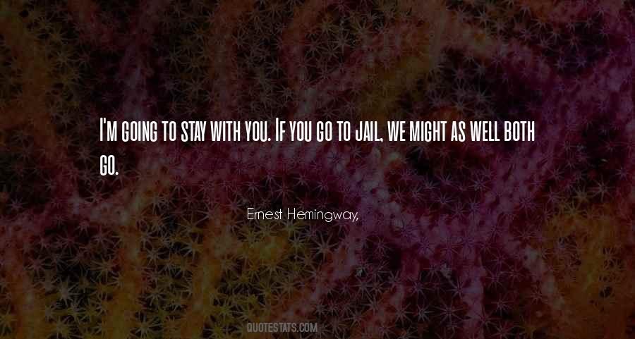 Quotes About Going To Jail #383599