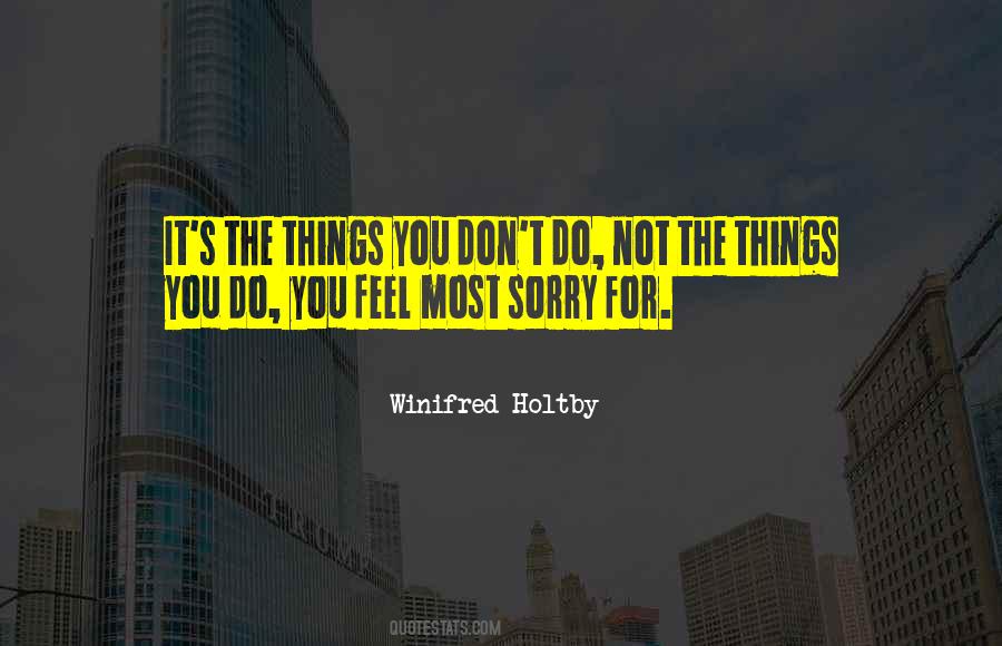 Sorry Regret Quotes #1075663