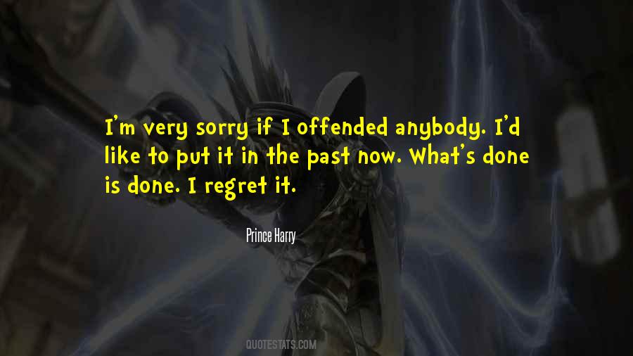 Sorry Regret Quotes #507197