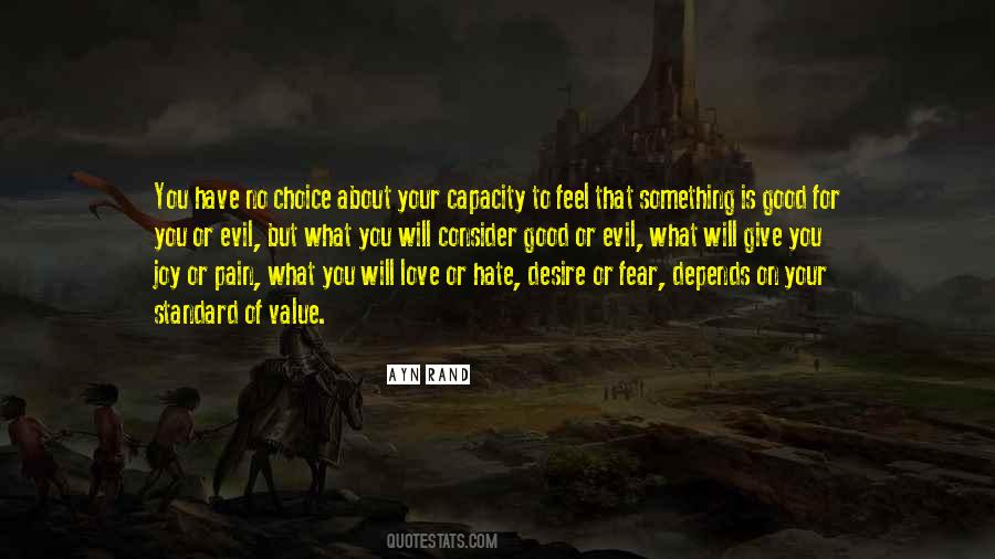 Capacity For Evil Quotes #1641910