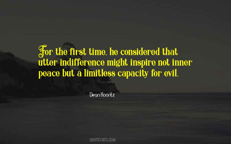 Capacity For Evil Quotes #1650602