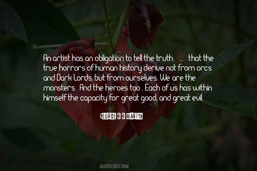 Capacity For Evil Quotes #558043