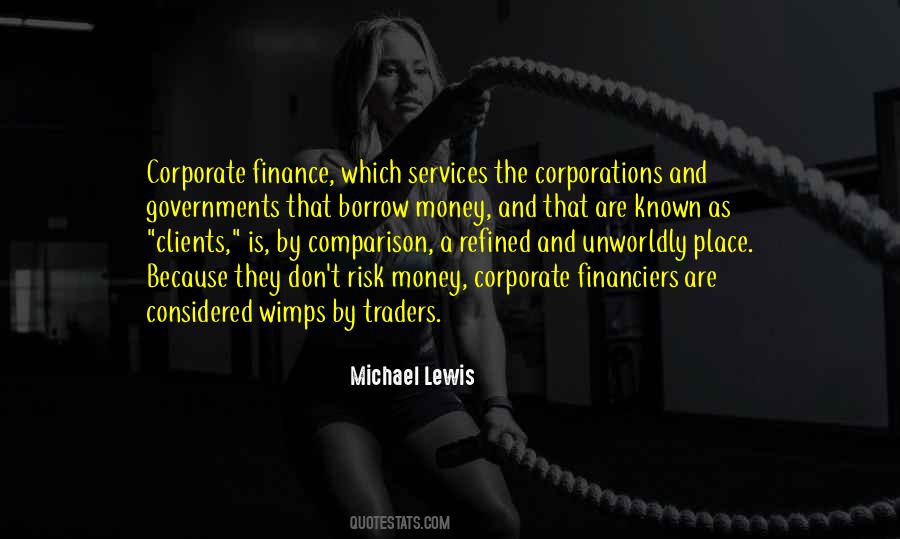Quotes About Corporate Finance #618085