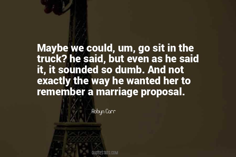 A Proposal Quotes #840951