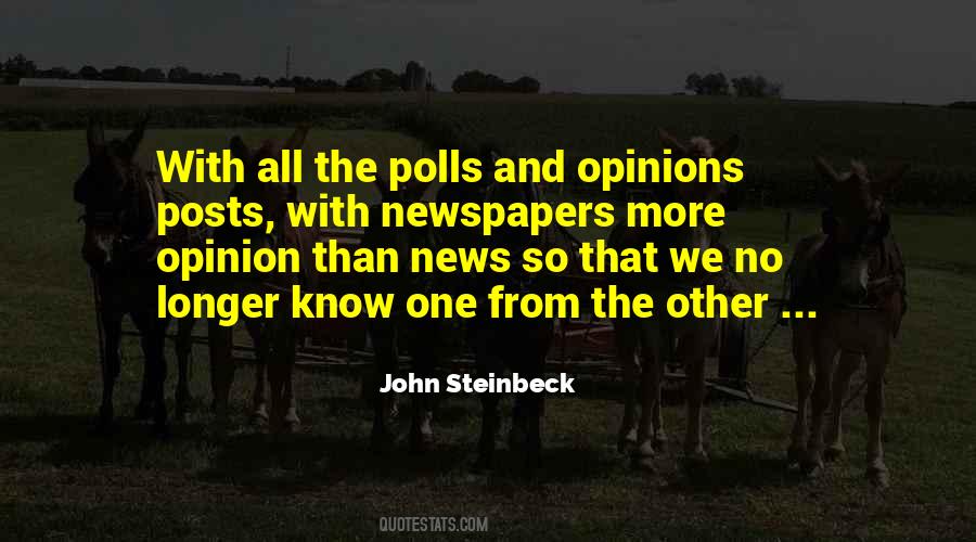 Quotes About Opinion Polls #111482