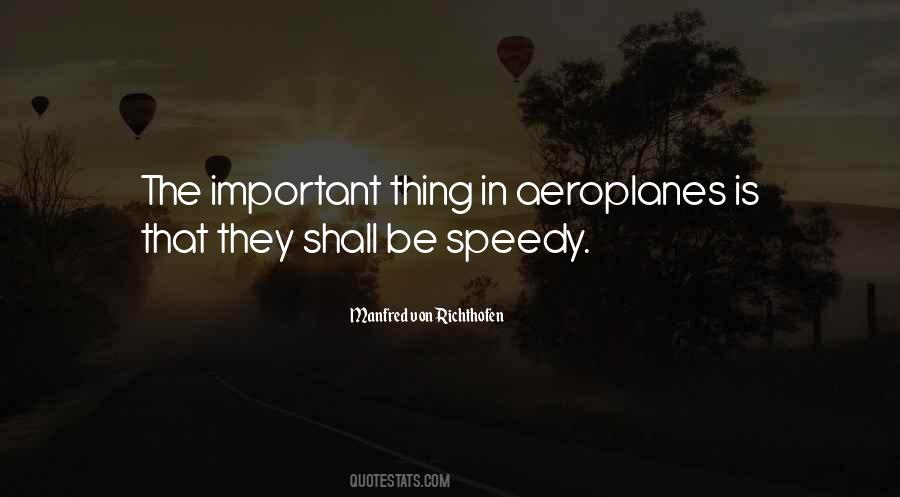 Quotes About Aeroplanes #604338