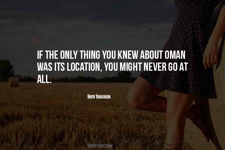 Quotes About Oman #818918