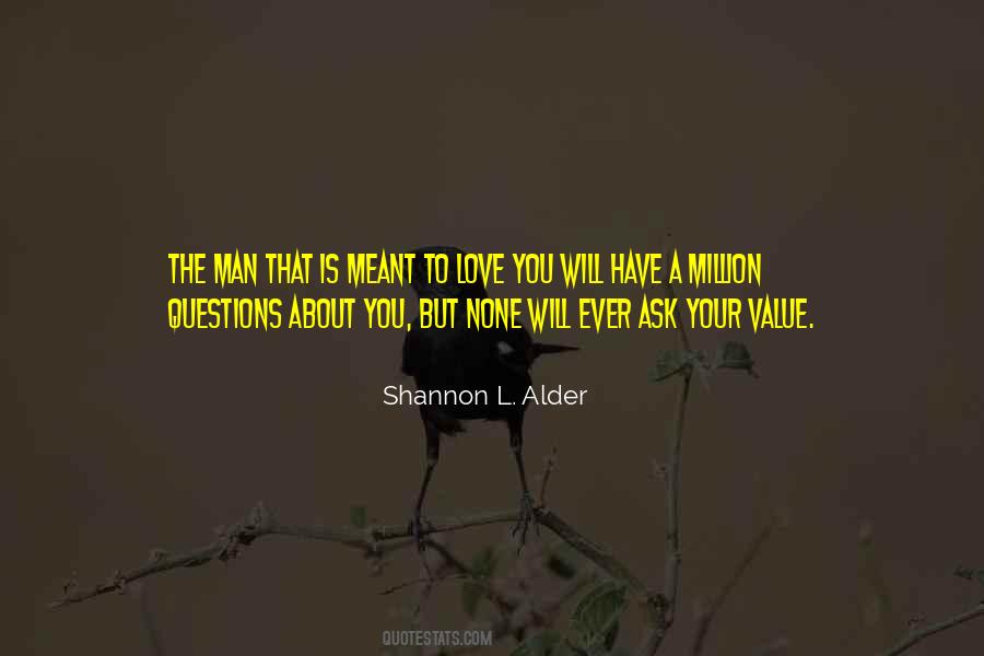 Quotes About Love Questions #602267