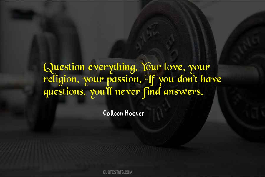 Quotes About Love Questions #794785