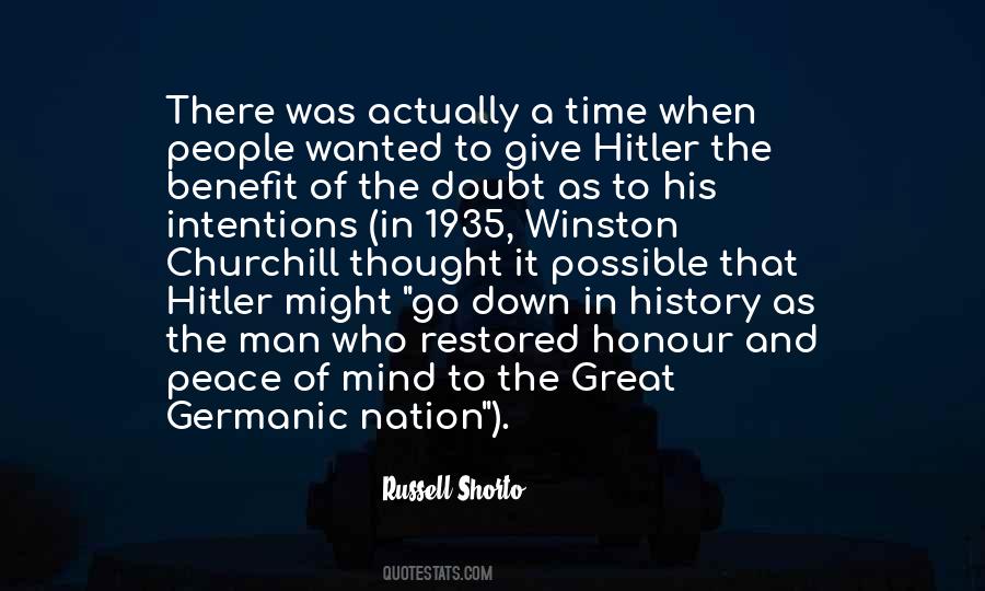Quotes About Benefit Of The Doubt #1870580