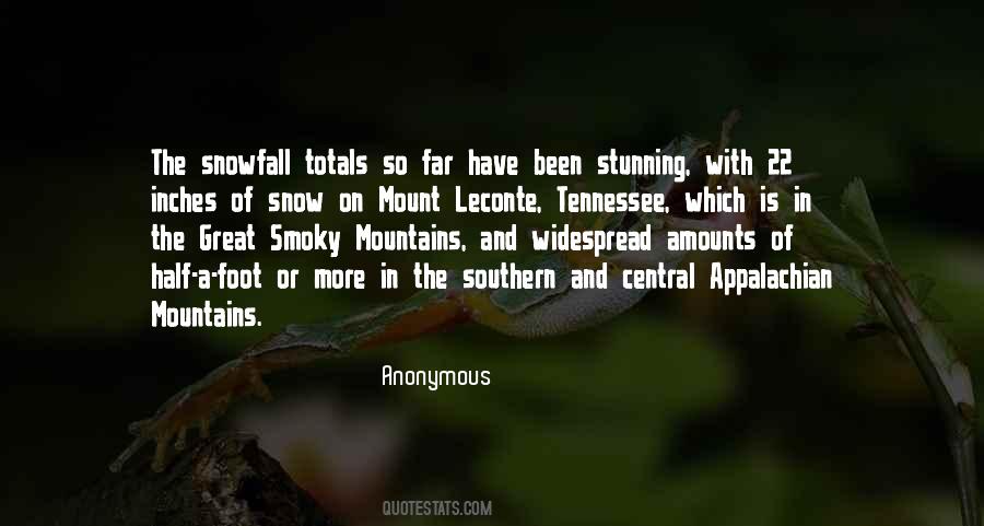 Quotes About Mountains And Snow #1620374