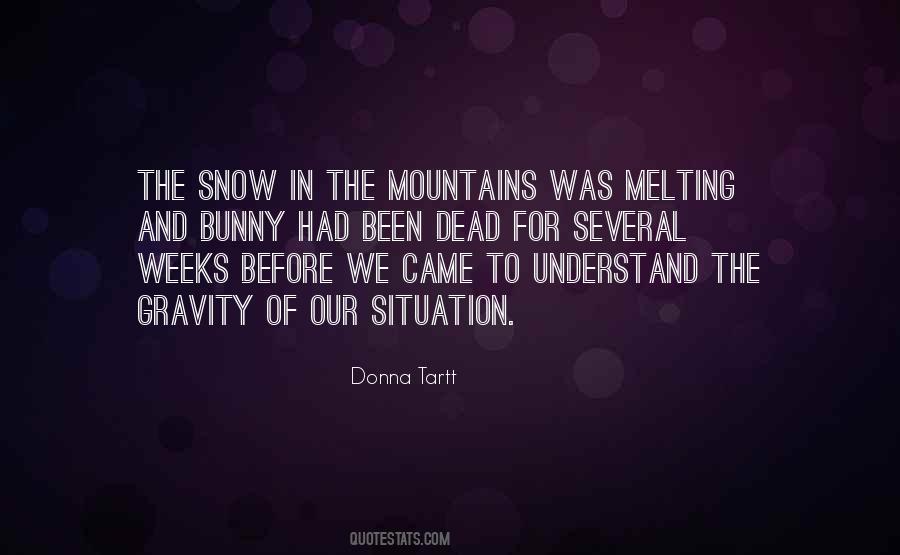 Quotes About Mountains And Snow #53892