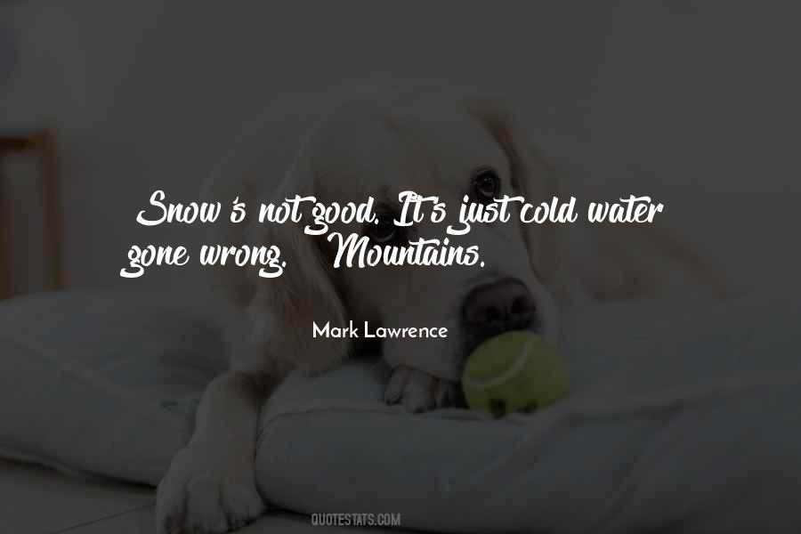 Quotes About Mountains And Snow #902364