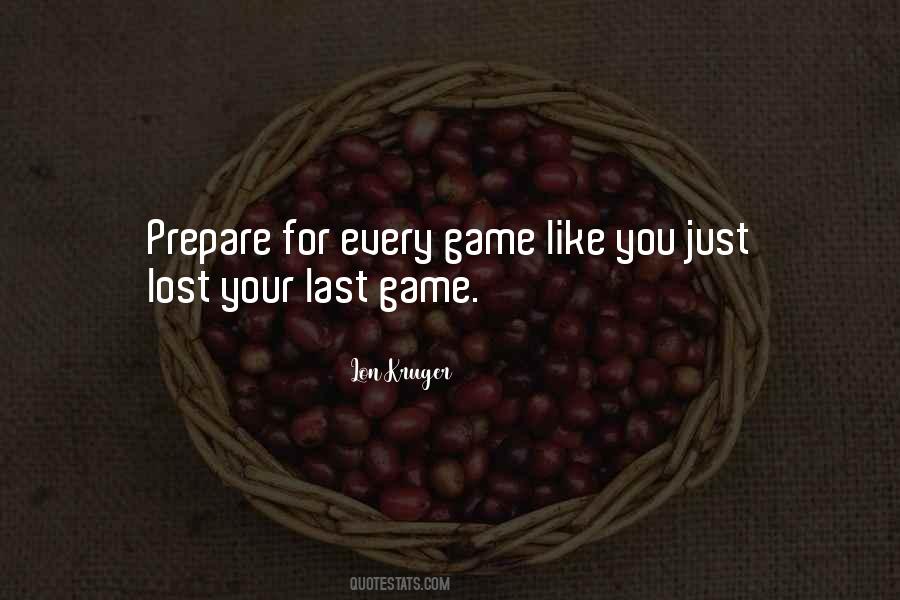 Quotes About Last Game #1676823