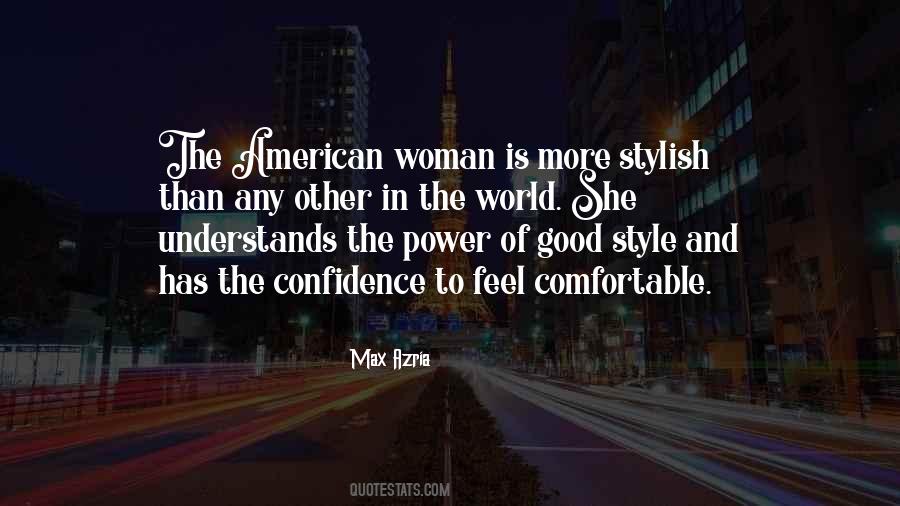 Quotes About Style And Confidence #1754702