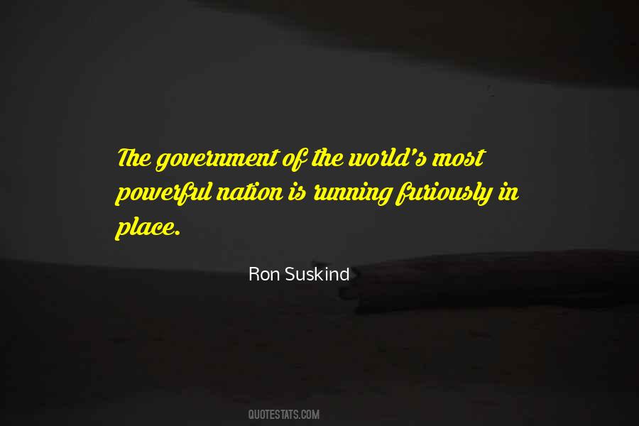 Government Running Quotes #747008