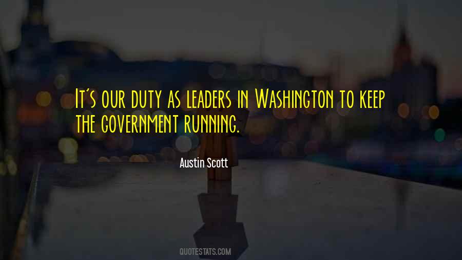 Government Running Quotes #861676