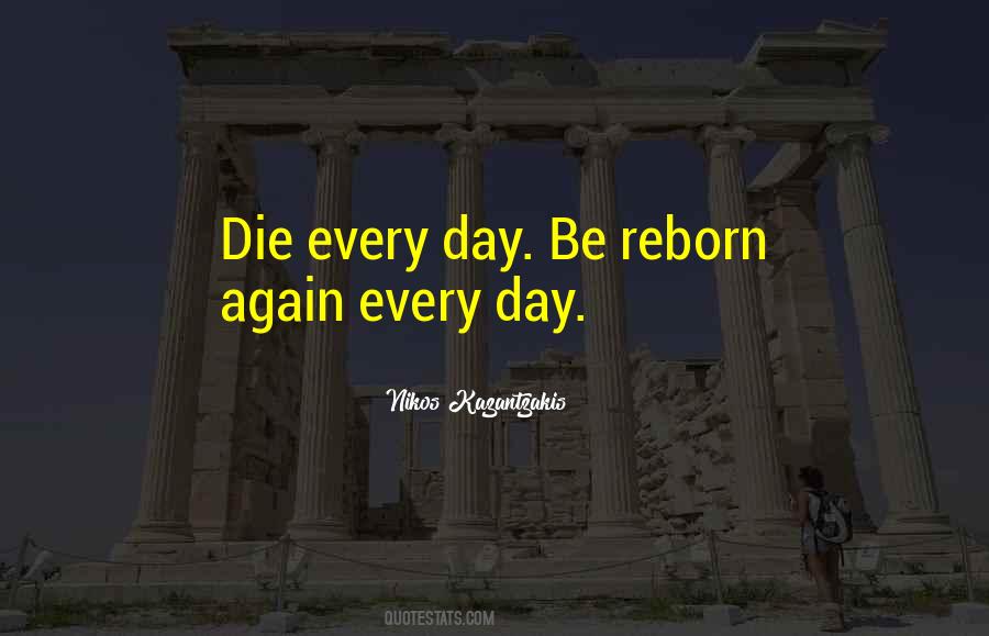 Be Reborn Quotes #206197