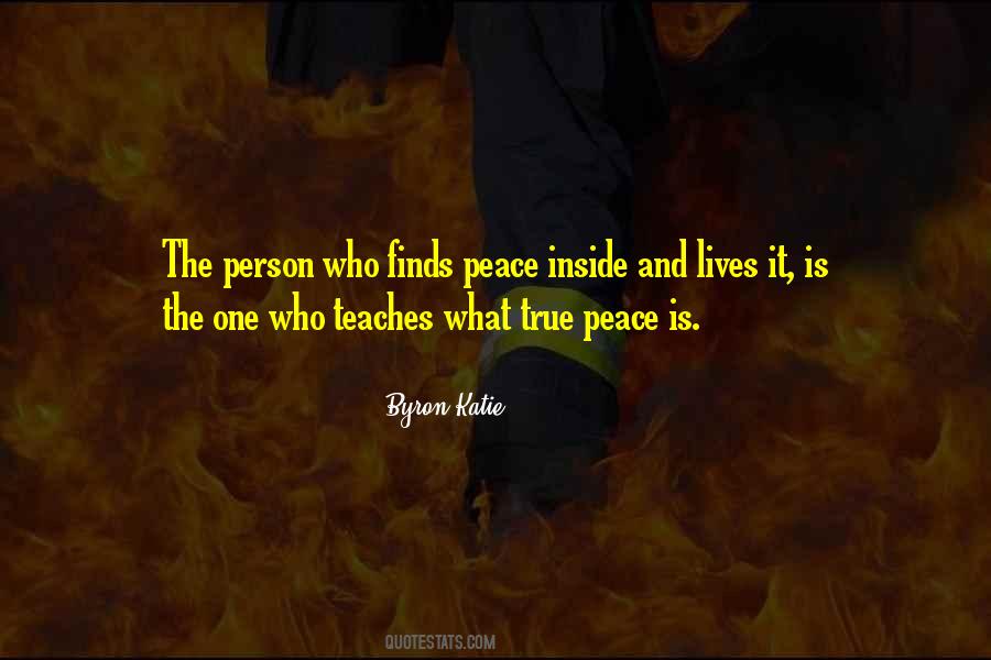 Finding Peace Within Yourself Quotes #126077