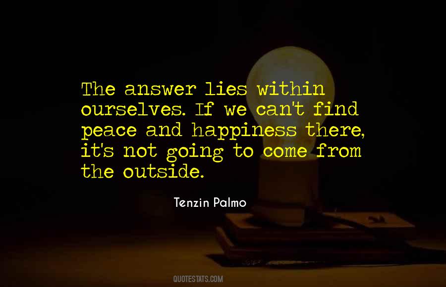 Finding Peace Within Yourself Quotes #562743