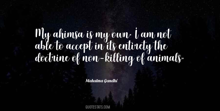 Quotes About Animals Gandhi #1650919
