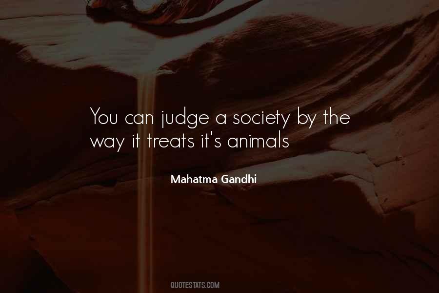 Quotes About Animals Gandhi #470321