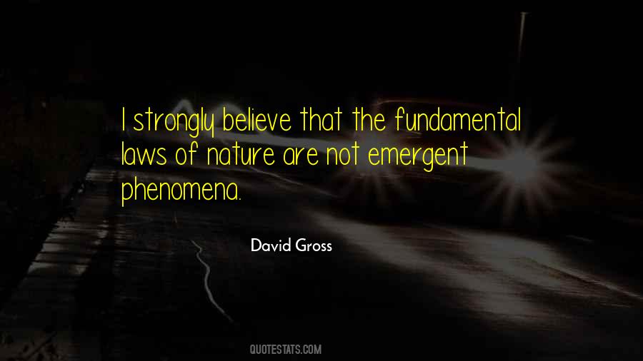 Fundamental Laws Of Nature Quotes #1663366