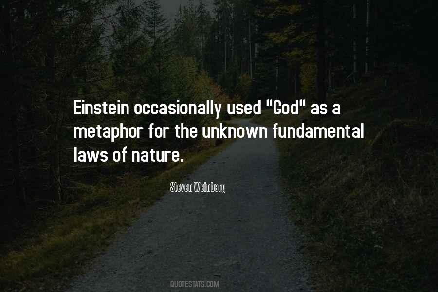 Fundamental Laws Of Nature Quotes #1864247