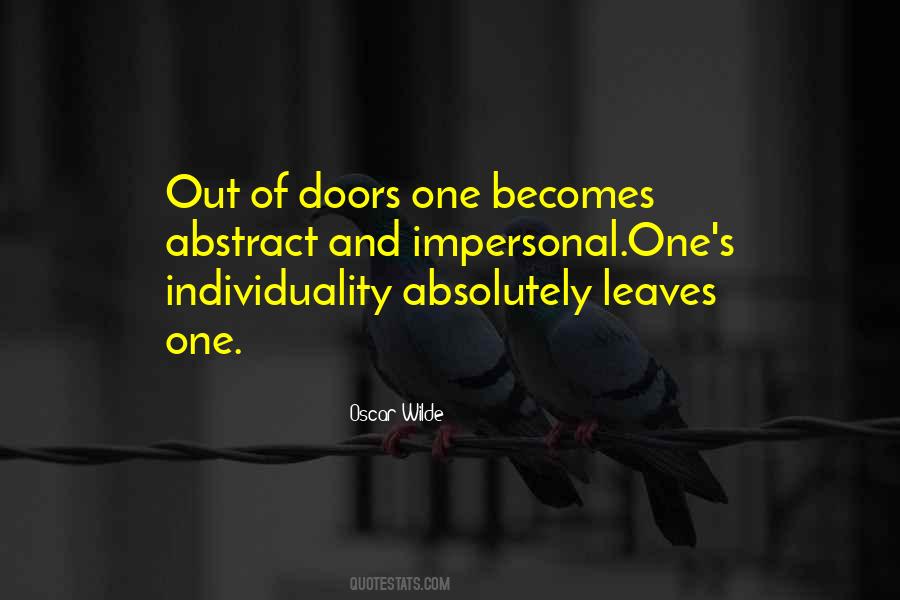 Leaves One Quotes #1302972