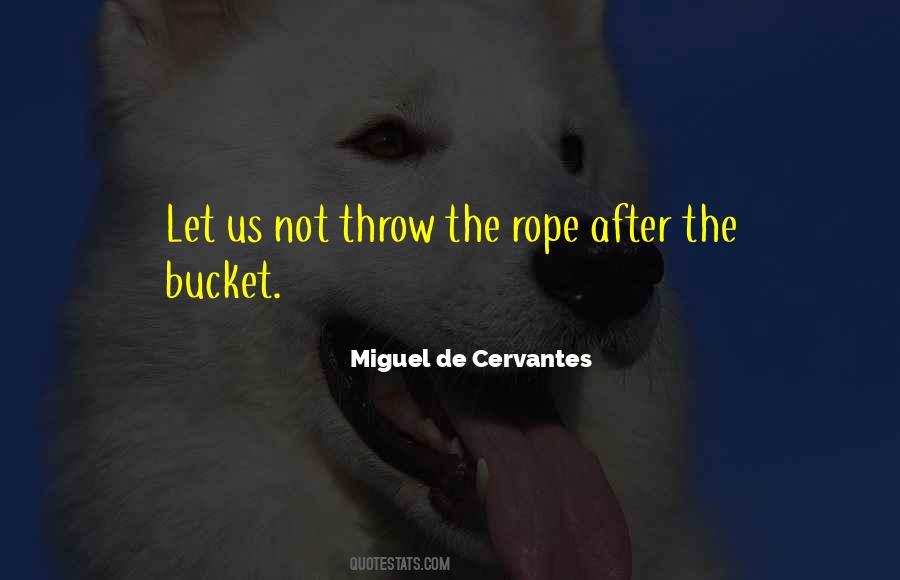 Quotes About Buckets #899297